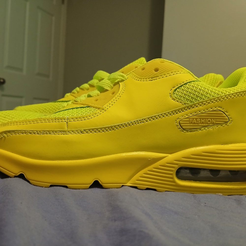 Vibrant Yellow Sneakers